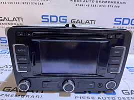 Radio CD Player Navigatie RNS 310 VW Transporter T5 2004 - 2015 Cod 3C0035270