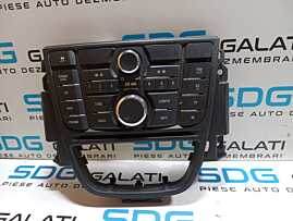 Radio CD Player Interfata Consola Buton Butoane Comanda Opel Astra J 2009 - 2015 Cod 13346050 [M7249]