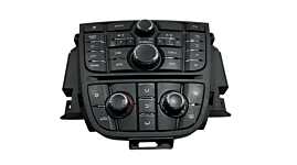 Radio CD Player Interfata Consola Buton Butoane Comanda Butoane Clima Opel Astra J 2009 - 2015 Cod 13444592 [L6095]