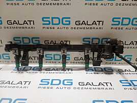 Rampa Presiune cu Injector Injectoare Ford Focus 2 1.4 B 2004 - 2010 Cod 5M5G-9H487-BA 98MF-BC [M6005][M6006]