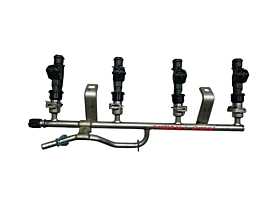 Rampa presiune cu Injectoare Opel Meriva A 1.6 Benzina 2003 - 2010 Cod 25343299 [N1153] [N1154]