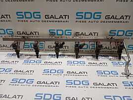 Rampa Presiune cu Injectoare cu Senzor Presiune Combustibil BMW Seria 5 E60 E61 520i 2003 - 2010 Cod 7541453 7541452 1427240 [M4964] [M4965]