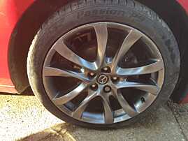 Roata Janta Rezerva Aliaj 225 45 19 R19 Anvelope Cauciucuri Vara Mazda CX-9 2007 - 2016 [C9590]