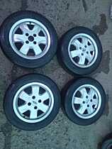 Set 4 Roti Jante Aliaj FARA Cauciucuri 6Jx15H2 ET52.5 195 60 R15  Ford Fusion 2002 - 2012 Cod 1S4J-BA [M7216]