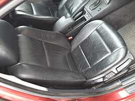Scaun Pasager Dreapta Fata Piele Neagra Fara Incalzire BMW Seria 3 E46 1997 - 2006 [C2423]