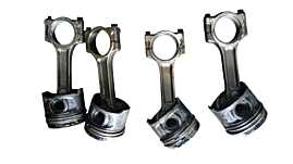 Set 4 Pistoane Complete cu Biela Nissan Tiida 1.5 DCI K9K732 2004 - 2012 [M8358]