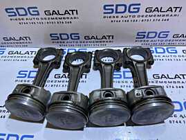 Set 4 Piston Pistoane cu Biela Peugeot 207 1.6 16V NFU 2006 - 2014