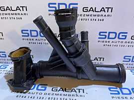 Tub Tubulatura Corp Carcasa Termostat Apa Motor VW Passat B8 2.0 TDI 2015 - 2020 Cod 04L121026F