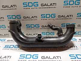 Tub Tubulatura Conducta Admisie Presiune Aer Intercooler Turbo Turbina Turbosuflanta cu Senzor Aer Ford Transit 2.2 TDCI 2006 - 2015 Cod 6C11-9R504-C 6C11-12B579-AA [M6074]