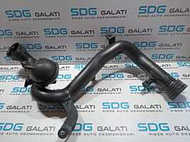 Tubulatura Conducta Tub Presiune Aer Intercooler Volkswagen Golf Plus 1.9 TDI BKC BRU BXF BXE 2004 - 2008 Cod 1K0145770AA 1K0145762CR [275M7]