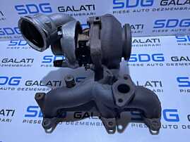 Turbo Turbina Turbosuflanta Volkswagen Polo 9N 1.4 TDI BMS BWB 2005 - 2010 Cod 045253019J [X3352]