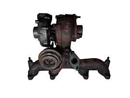 Turbo Turbina Turbosuflanta Audi A6 C5 1.9 TDI AVF AWX 2001 - 2005 Cod 038145702G [B3901]