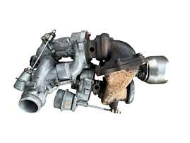 Bi Turbo Turbina Turbosuflanta Biturbo Mercedes GLK X204 220 250 2.2 CDI 2008 - 2015 OM 651 651916 651912 125KW 150KW Cod A6510904180001 A6510904080 A6510902880 [B4099]