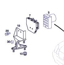 Unitate Modul Pompa ABS Mercedes Clasa C Class W203 2001 - 2007 Cod A2034310612 A2095452532 [X4273]