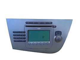 Unitate Radio CD Player Blaupunkt Seat Leon 1P 2004 - 2009 Cod 1P1035186B [LC1098]