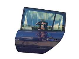 Usa Usi Portiera Portiere Stanga Spate Dezechipata Renault Megane 2 Break Combi 2002 - 2008 [LC0536]