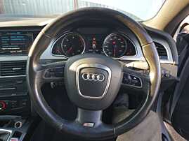 Volan Piele Perforata 3 Spite cu Comenzi FARA Airbag Audi A5 2008 - 2016 [C2959]