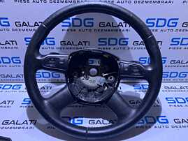Volan Din Piele in 4 Spite cu Comenzi si Padele Audi A8 D3 2002 - 2009 Cod 4F0419091DD
