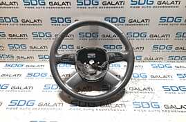 Volan Piele 4 Spite cu Comenzi Audi A6 C6 2004 - 2011 Cod 4F0419091AH [N0399]