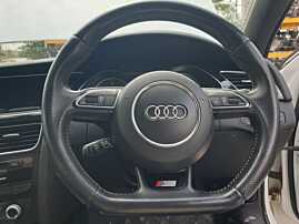 Volan Piele in 3 Spite cu Comenzi Fara Airbag S-Line Sline Audi A4 B8 B8.5 FL Facelift 2008 - 2016 [C5461]