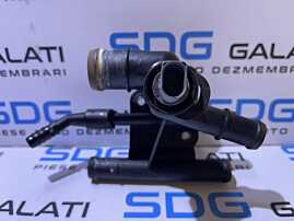 Flansa Distribuitor Racord Teava Conducta Senzor Apa VW Golf 5 2.0 TFSI AXX BWA BPY BYD 2004 - 2008 Cod 06F121133G 