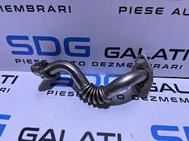 Furtun Conducta Teava Retur Ulei Turbina Turbo Turbosuflanta Ford Focus 2 1.8 TDCI 2004 - 2010 Cod 4M5Q-6K677-BA