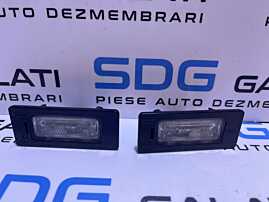 Set Lampa Lampi Iluminare Lumina Numar Inmatriculare Audi A4 B8 2008 - 2012 Cod 8T0943021[S0367]