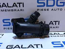 Corp Carcasa Distribuitor Termostat Apa BMW Seria 3 E90 E91 E92 E93 325 2.5 D 2006 – 2010 Cod 2247744 11122247744 [D0099]