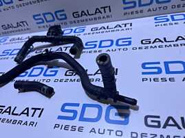 Furtun Furtunuri Conducta Conducte Alimentare Tur Retur si Senzor Temperatura Combustibil Motorina Skoda Superb 2 1.9 TDI BJB BKC BXE 2008 - 2013 Cod 038906081B 1K0122447FR