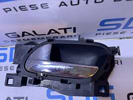 Clapeta Maner Interior Deschidere Usa Portiera Stanga Fata Peugeot 407 2004 - 2011 Cod 9652917880