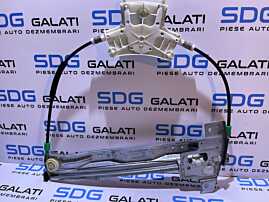 Macara Manuala Usa Portiera Dreapta Spate Peugeot 407 2004 - 2011 Cod 9644893680