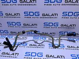 Furtun Conducta cu Senzor Temperatura Combustibil Motorina BMW Seria 3 E90 E91 320 2.0 D 2004 - 2011 Cod 7797967 1353779796701