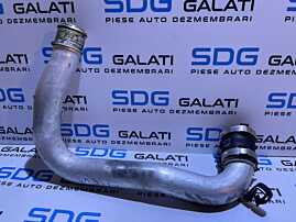 Furtun Conducta Teava Stanga Aer Radiator Intercooler Audi A6 C6 2.7 TDI V6 BPP BSG 2005 - 2011 Cod 4F0145979A 4F0145683F