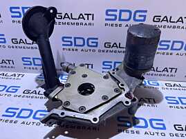 Capac Distributie Vibrochen cu Suport Filtru Pompa Ulei Fiat Albea 1.4 16V 1996 – 2009 Cod 55195304 [AV1513]