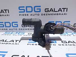 Corp Carcasa Termostat cu Senzor Senzori Temperatura Lichid Racire Apa Volkswagen Bora 1.8 T AGU AUM AUQ 1999 - 2005 Cod 06A121133J[S0352]