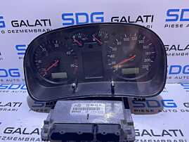 KIt Pornire ECU Calculator Motor Cip Cheie Imobilizator Volkswagen Bora 1.9 TDI ALH 1999 - 2005 Cod 038906018AE 0281001851 [AV1537]