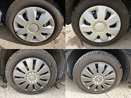 Set 4 Jante Roti Tabla cu Anvelope Cauciucuri Iarna Dot 2020 185 60 15 Renault Clio 3 2005 - 2014