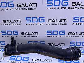 Furtun Conducta cu Senzor Temperatura Radiator Apa BMW Seria 3 E46 316 318 1.6 1.8 2.0 i 2001 - 2006 Cod 7516416 7516417 17127516417