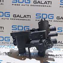 Corp Carcasa Termostat Racire cu Senzor Temperatura Apa Volkswagen Golf 4 1.4 16V AHW AKQ APE AXP 1998 - 2006 Cod 032121111P