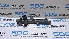 Rampa Presiune Injectoare Distribuitor Carburant Motorina cu Senzor Presiune Stanga Audi A6 C6 3.0 V6 BMK BNG 2005 - 2011 Cod 059130089D 059130758[S0291]