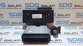 Kit Pornire ECU Calculator Motor Calculator Confort Cip Cheie Cititor Cheie BMW Seria 3 E90 318 320 2.0 D N47 2004 - 2011 Cod 8510829 0281017024 9247470 9247469 6954720 [L2275]