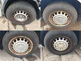 Set 4 Jante Roti Tabla cu Capace 185 65 15 R15 Dacia Logan 2 2012 - 2020 Cod sdgjt15bds2