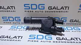 Tub Tubulatura Cot Flansa Apa Lichid Racire Termostat Radiator cu Senzor Temperatura Volkswagen EOS 2.0 TDI BMM 2006 - 2016 Cod 03G121132B[S0323]