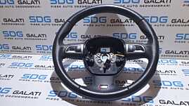 Volan Piele 3 Spite S-line cu Comenzi Audi A3 8P 2008 - 2013 Cod 8P0419689A 8P0419091EB