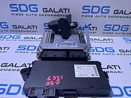 Kit Pornire ECU Calculator Motor Cip Cheie Imobilizator BMW Seria 3 E90 E91 320 2.0 D N47 2007 - 2011 Cod 8506374 850637401 0281016067 [L2797]